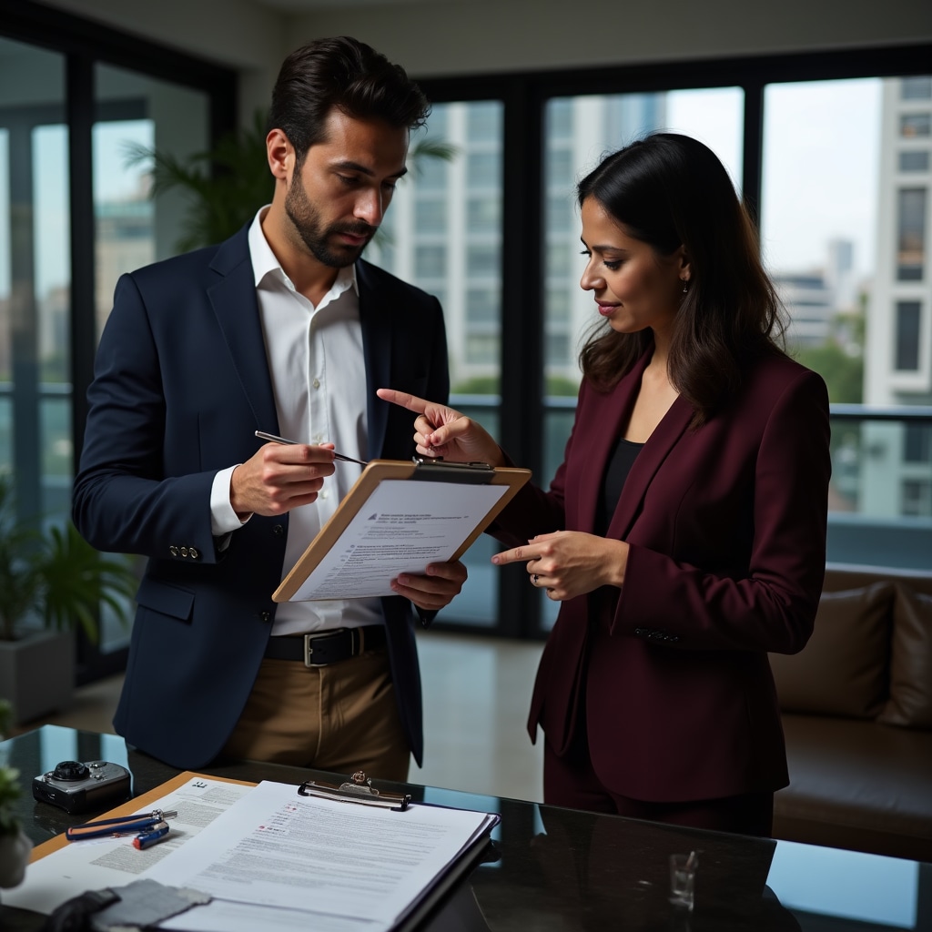 Property delivery certificate inspection process